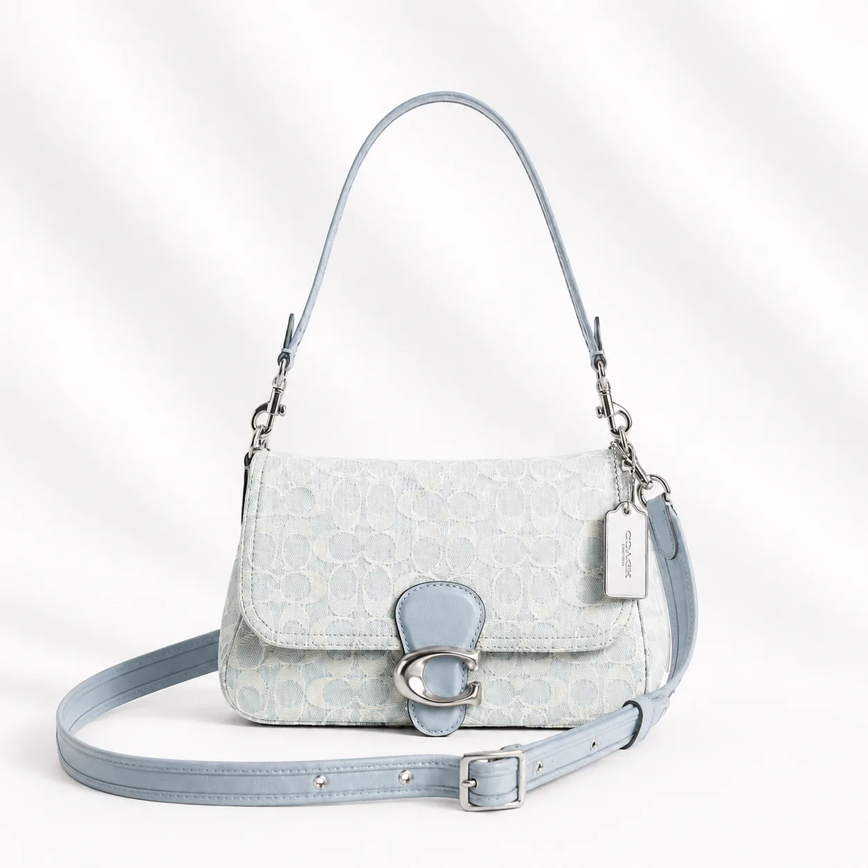 Coach Soft Tabby Shoulder Bag in Signature Jacquard