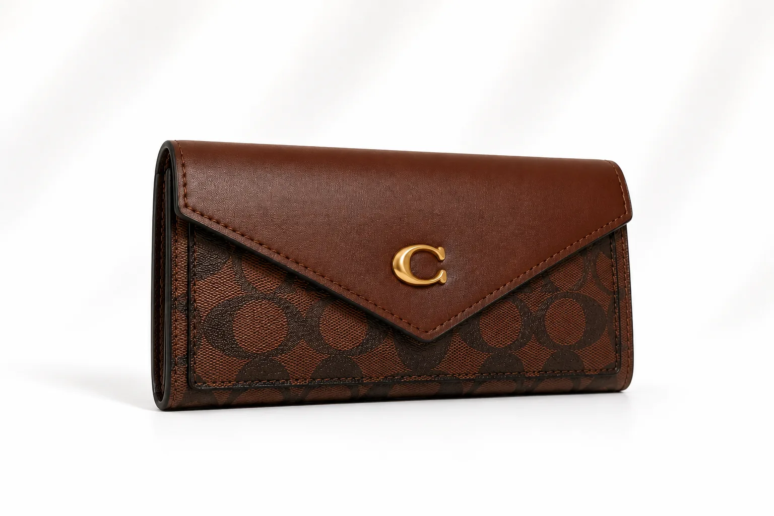 Coach Wyn Soft Wallet in Colorblock Signature Canvas