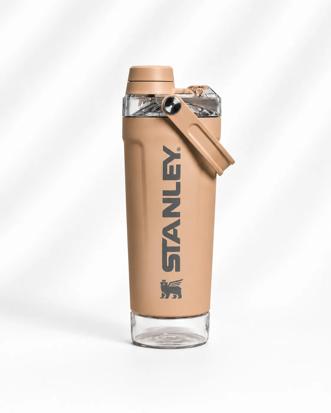 Stanley Vitalize Shaker Bottle 20 oz in Tan/Camel