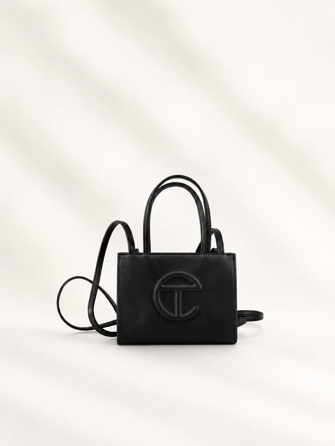 Telfar Small Shopping Bag in Black